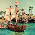 Pirate Cove gaming table for Firelock Games